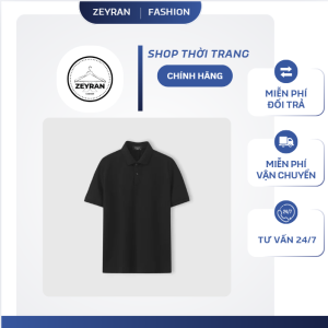 Áo thun polo nam cotton thoáng mát, thấm hút, không nhăn form regular, polo trơn