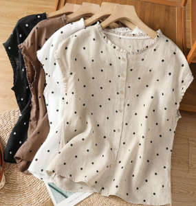 áo chấm bi nữ